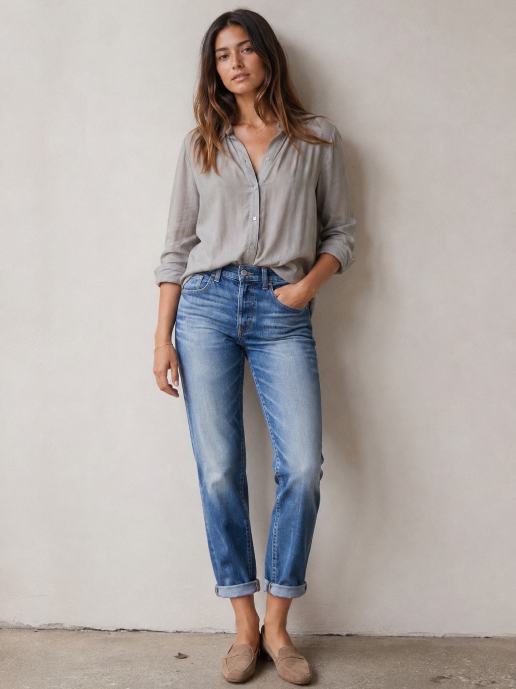 J Brand Womens Caitland Boyfriend Jeans Sz 26 Vice Wash Denim Slim Leg Ankle Fit